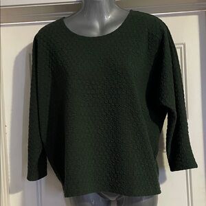 Kim & Cami Forest Green Knit Top